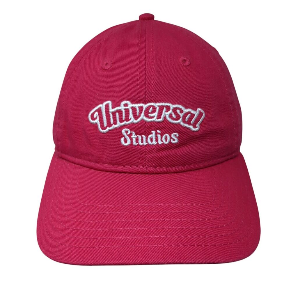 Universal Studios Strapback Hat Pink One Size Adjustable Embroidered